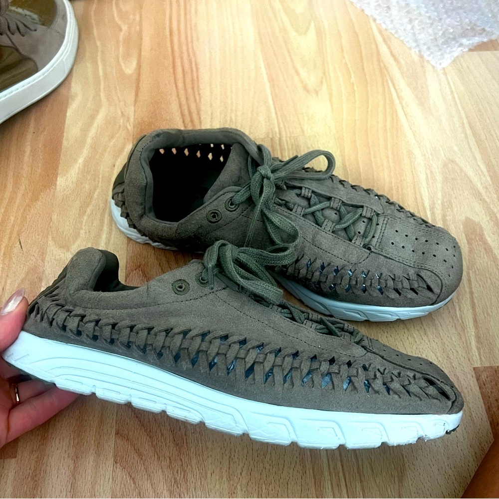 Nike ACG boat shoes size 9 men’s. Army green